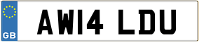 Truck License Plate
